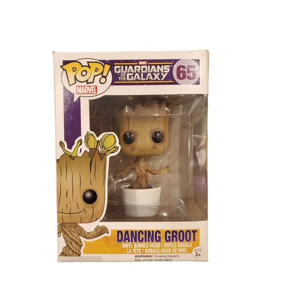 Funko Pop!‎ Marvel Dancing Groot Vinyl Bobblehead. #65. - Picture 1 of 2